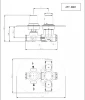 Huber Kyoto thermostatische inbouwkraan 85901HCR 