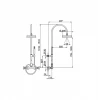 Cisal Barcelona Thermostatisch Douchekolom Chroom BA00408021