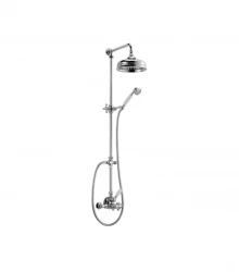 Huber Croisette Douchecombinatie 20cm Chroom/Goud 590.CS21H.CA