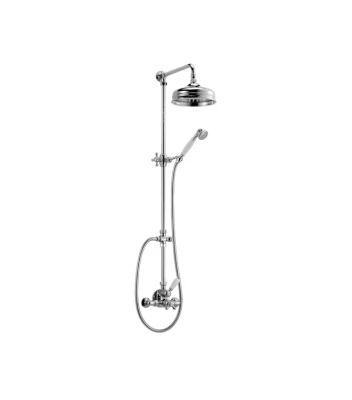 Huber Croisette Douchecombinatie 20cm Chroom/Goud 590.CS21H.CA