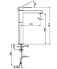 Huber Dado wastafelmengkraan zonder waste chroom DD.003540.21