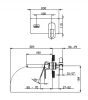 Huber Dado Cascade inbouw wastafelmengkraan DC.002511.21