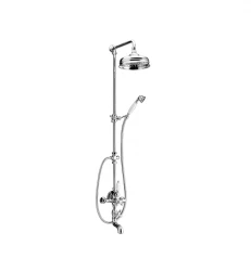 Huber Croisette Bad Douchecombinatie 20cm Chroom/Goud 592.CS21H.CA