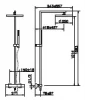 Huber Icon Douchekolom thermostaat chroom IC.C76010.21