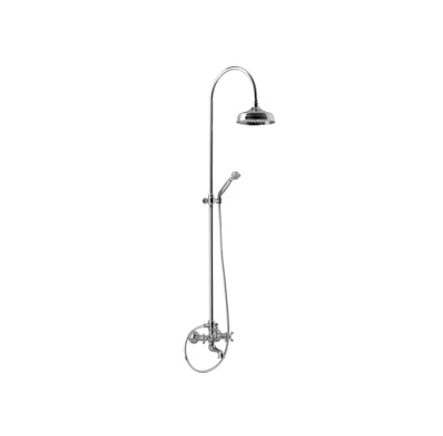 Huber Croisette Douchecombinatie 21cm Chroom Goud AC90415174