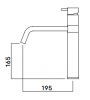 Waterevolution Flow keukenmengkraan chroom T15001