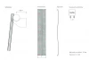 Instamat Dune designradiator 168,5x15,2cm glanzend wit DU170.6
