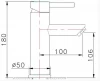 Rubio Inox wastafelmengkraan volledig rvs 1208793712