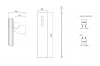 Instamat Treo designradiator 203x39.8 cm glanzend wit TR200.40