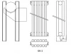 Instamat Quadro designradiator 60 x 24.8 cm glanzend wit QV060-2