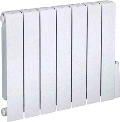 Zehnder Alura elektrische radiator wit ALE-075-046/P