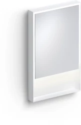 Clou Look at Me spiegel 50cm LED-verlichting IP44 mat wit