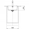 Franke Mythos MYX 210.45 rvs spoelbak 45x40cm vlakbouw 1208953670