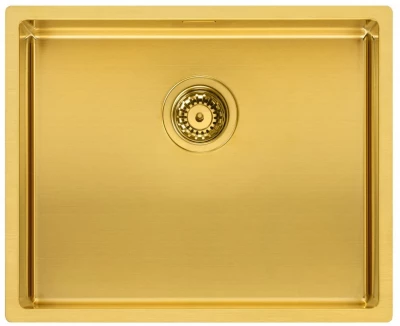 Reginox Bronx 5040 OKG RVS gouden spoelbak PVD Gold 50x40 1208954297